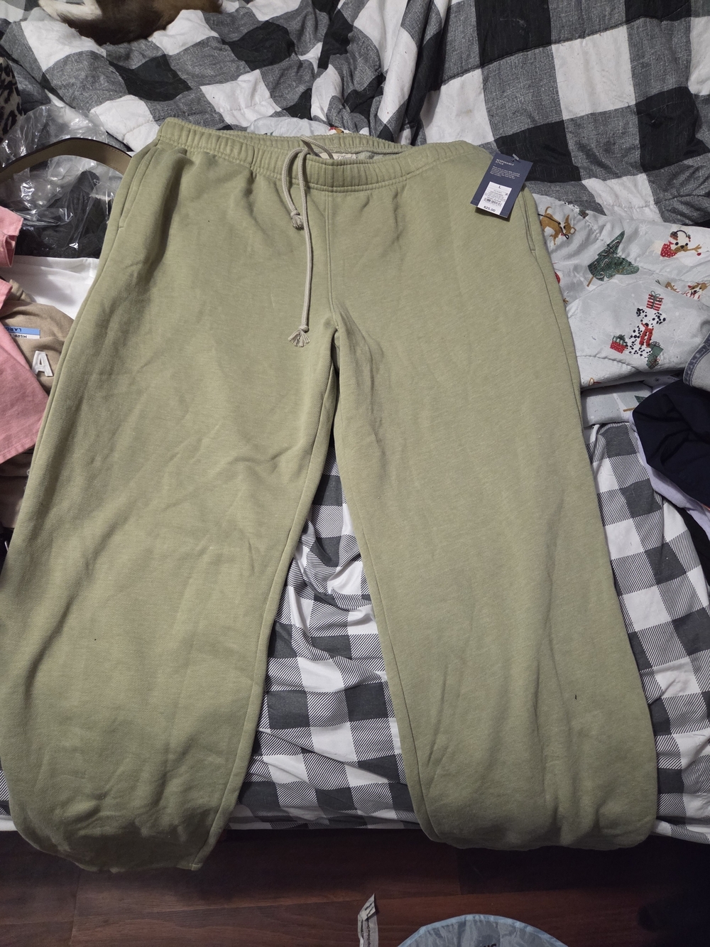 Universal Thread Olive Drawstring Fleece Sweatpants